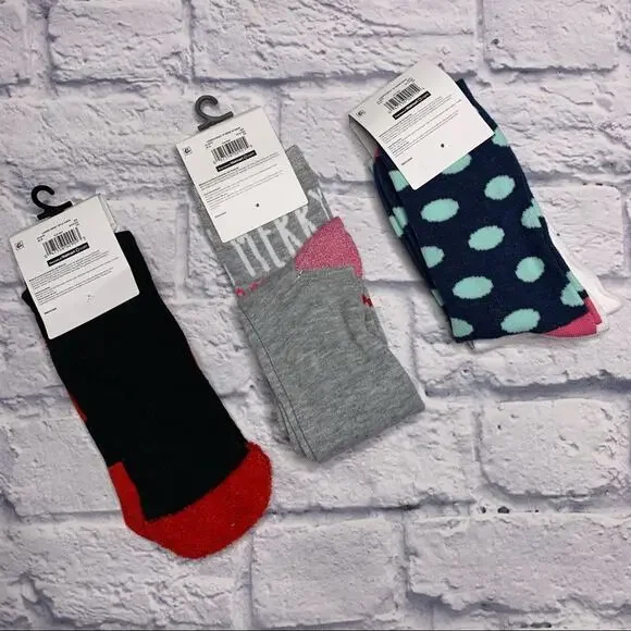 NEW Holiday Time Christmas Sock Bundle (5 Pair) - Picture 2 of 5